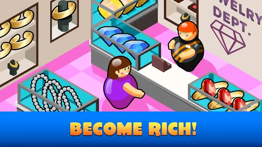 تحميل لعبة Idle Supermarket Tycoon مهكرة Apk للاندرويد 2026 أخر إصدار مجانا
