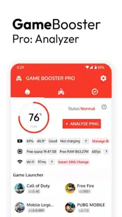 تحميل برنامج Game Booster Pro مهكر Apk للاندرويد 2026 أخر إصدار مجانا