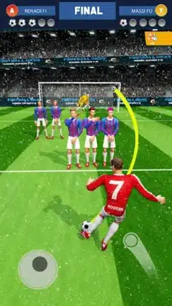 تحميل لعبة Soccer Kicks Strike Game مهكرة Apk للاندرويد 2026 أخر إصدار مجانا