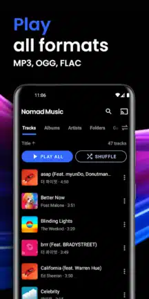 تحميل تطبيق Nomad Music مهكر Apk للاندرويد 2026 أخر إصدار مجانا
