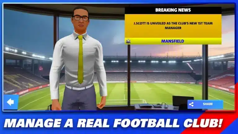 تحميل لعبة First Team Manager 2026 مهكرة Apk للاندرويد أخر إصدار مجانا