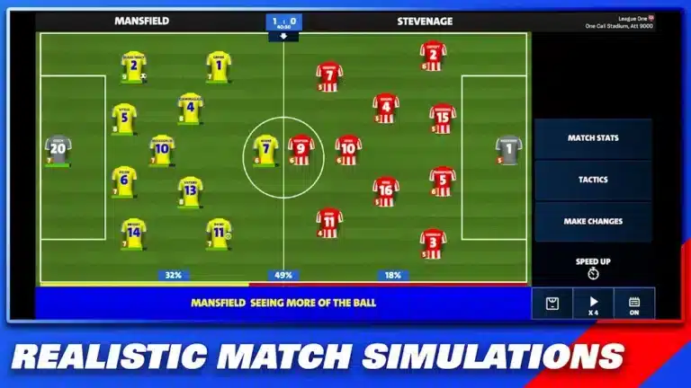 تحميل لعبة First Team Manager 2026 مهكرة Apk للاندرويد أخر إصدار مجانا