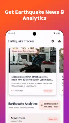 تحميل تطبيق Earthquake Tracker مهكر Apk للاندرويد 2026 أخر إصدار مجانا