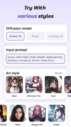 تحميل برنامج AI Art Generator مهكر Apk للاندرويد 2026 أخر إصدار مجانا