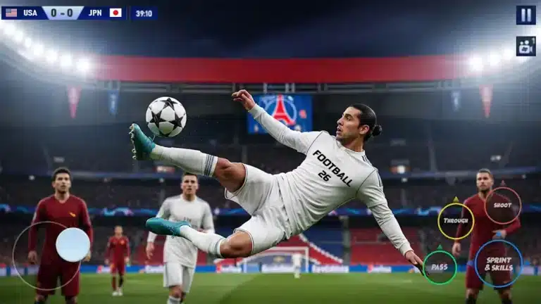 تحميل لعبة World Football Soccer 2026 مهكرة Apk للاندرويد أخر إصدار مجانا