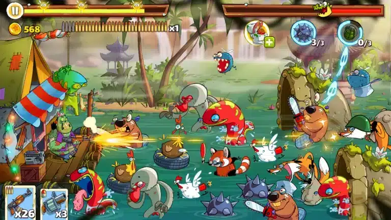 تحميل لعبة Swamp Attack 2 مهكرة Apk للاندرويد 2026 أخر إصدار مجانا