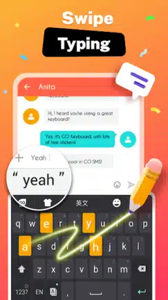 تحميل تطبيق كيبورد GO Keyboard مهكر Apk للاندرويد 2026 أخر إصدار مجانا