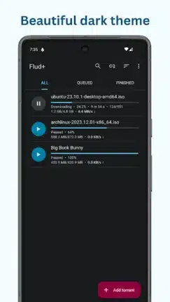 تحميل تطبيق Flud+ Torrent Downloader مهكر Apk للاندرويد 2026 أخر إصدار مجانا