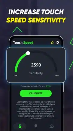 تحميل برنامج Touch Speed Sensivity Increase مهكر