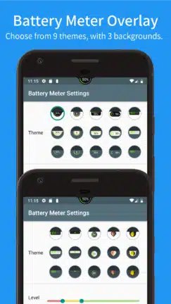 تحميل تطبيق Battery Meter Overlay مهكر Apk للاندرويد 2026 أخر إصدار مجانا