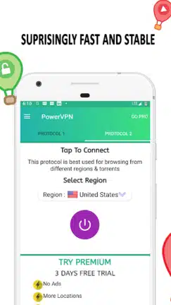 تحميل برنامج Power VPN مهكر Apk للاندرويد 2026 أخر إصدار مجانا