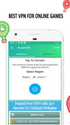 تحميل برنامج Power VPN مهكر Apk للاندرويد 2026 أخر إصدار مجانا