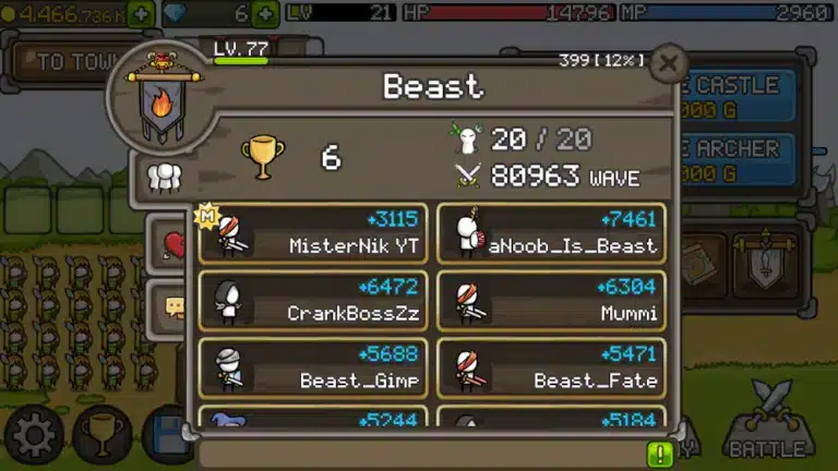 تحميل لعبة Grow Castle مهكرة Apk للاندرويد 2026 أخر إصدار مجانا