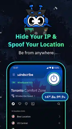 تحميل تطبيق Windscribe VPN مهكر Apk للاندرويد 2026 أخر إصدار مجانا
