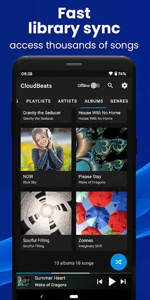 تنزيل برنامج CloudBeats مهكر Apk للاندرويد 2026 أخر إصدار مجانا