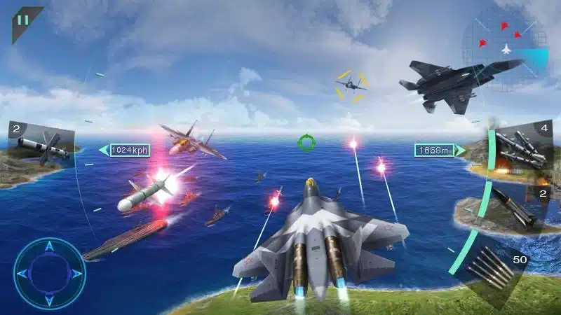 تحميل لعبة Sky Fighters 3D مهكرة Apk للاندرويد 2026 أخر إصدار مجانا