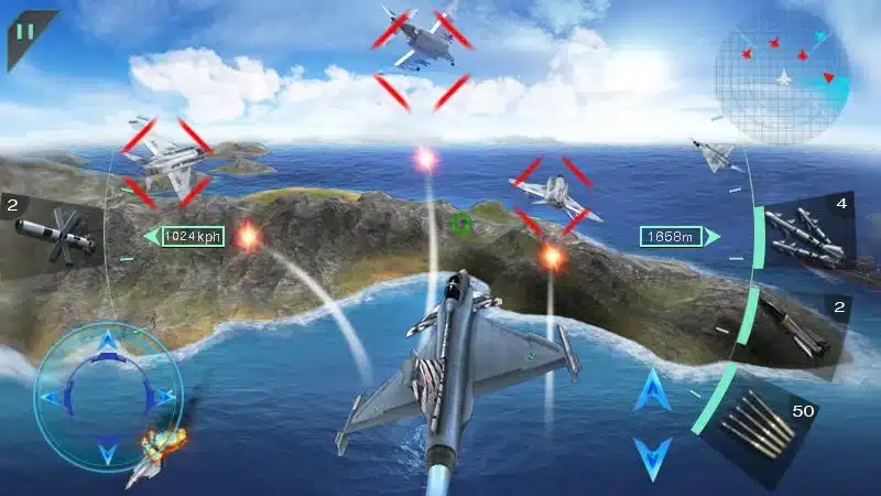 تحميل لعبة Sky Fighters 3D مهكرة Apk للاندرويد 2026 أخر إصدار مجانا
