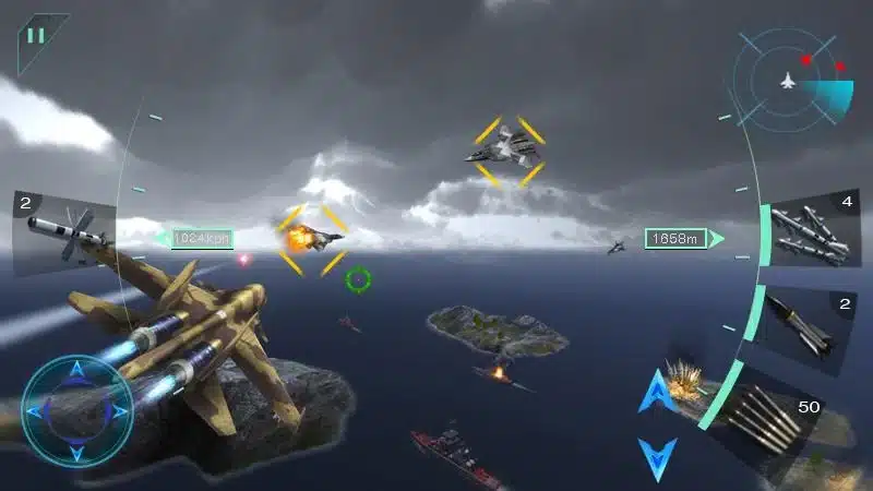تحميل لعبة Sky Fighters 3D مهكرة Apk للاندرويد 2026 أخر إصدار مجانا