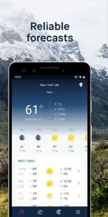 تحميل تطبيق WeatherPro مهكر Apk للاندرويد 2026 أخر إصدار مجانا