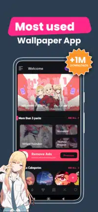 تحميل تطبيق Anime Live Wallpapers مهكر Apk للاندرويد 2026 أخر إصدار مجانا