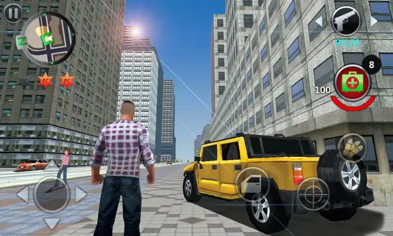تحميل لعبة Grand Gangsters 3D مهكرة Apk للاندرويد 2026 أخر إصدار مجانا