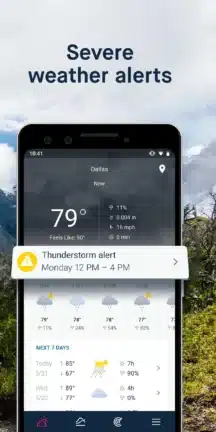 تحميل تطبيق WeatherPro مهكر Apk للاندرويد 2026 أخر إصدار مجانا