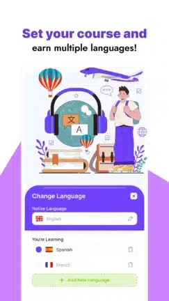 تحميل تطبيق 10 Minute Language مهكر Apk للاندرويد 2026 أخر إصدار مجانا