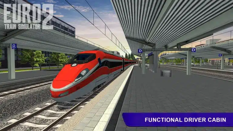 تحميل لعبة Euro Train Simulator 2 مهكرة Apk للاندرويد 2026 أخر إصدار مجانا