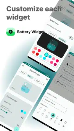 تطبيق Battery Widget مهكر
