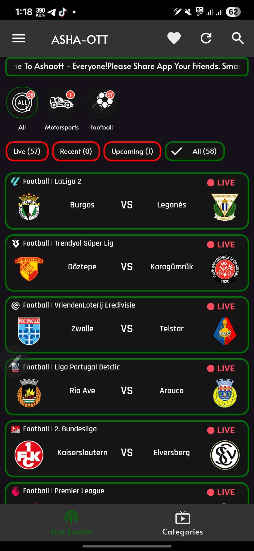 تحميل تطبيق Asha OTT مهكر Apk للاندرويد 2026 أخر إصدار مجانا