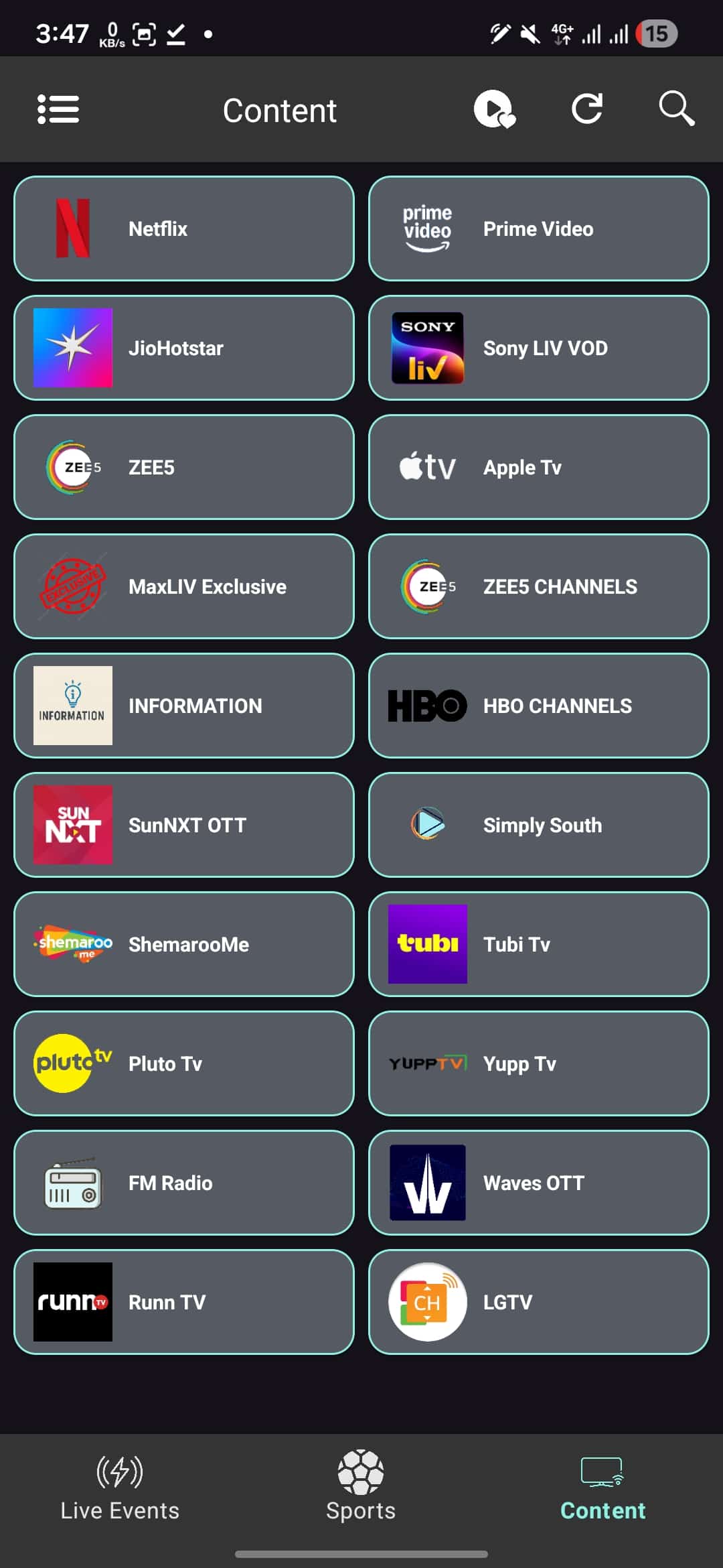 تحميل تطبيق MaxLIV مهكر Apk للاندرويد 2026 أخر إصدار مجانا