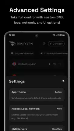 تحميل برنامج Ninja Vpn مهكر Apk للاندرويد 2026 أخر إصدار مجانا