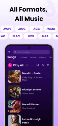 تحميل تطبيق Music Player مهكر