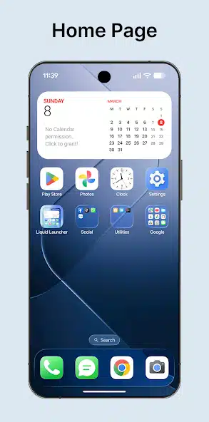 تحميل تطبيق Liquid Launcher OS 26 مهكر Apk للأندرويد 2026 أخر إصدار مجاناً