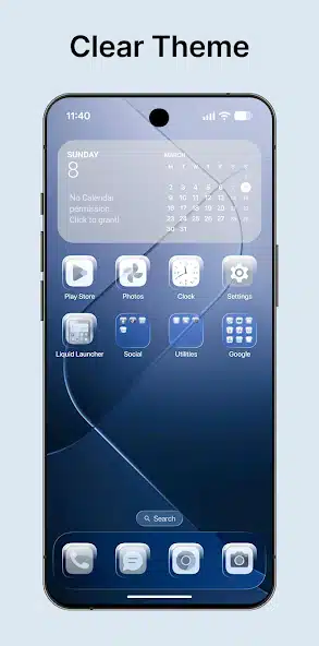 تحميل تطبيق Liquid Launcher OS 26 مهكر Apk للأندرويد 2026 أخر إصدار مجاناً