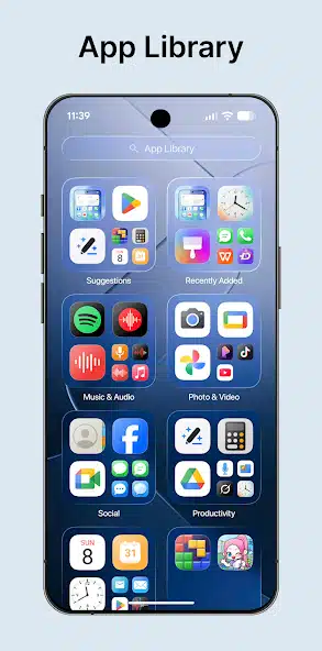 تحميل تطبيق Liquid Launcher OS 26 مهكر Apk للأندرويد 2026 أخر إصدار مجاناً