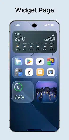 تحميل تطبيق Liquid Launcher OS 26 مهكر Apk للأندرويد 2026 أخر إصدار مجاناً