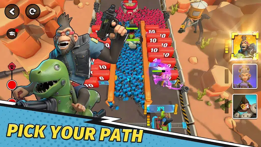 تحميل لعبة Monkey Control مهكرة Apk للاندرويد 2026 أخر إصدار مجانا