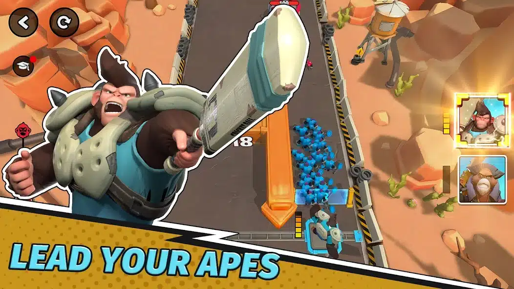 تحميل لعبة Monkey Control مهكرة Apk للاندرويد 2026 أخر إصدار مجانا