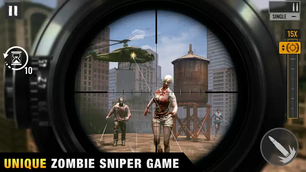 تحميل لعبة Sniper Zombies مهكرة Apk للاندرويد 2026 أخر إصدار مجانا