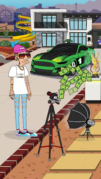 تحميل لعبة Lamar Idle Vlogger مهكرة Apk للاندرويد 2026 أخر إصدار مجانا