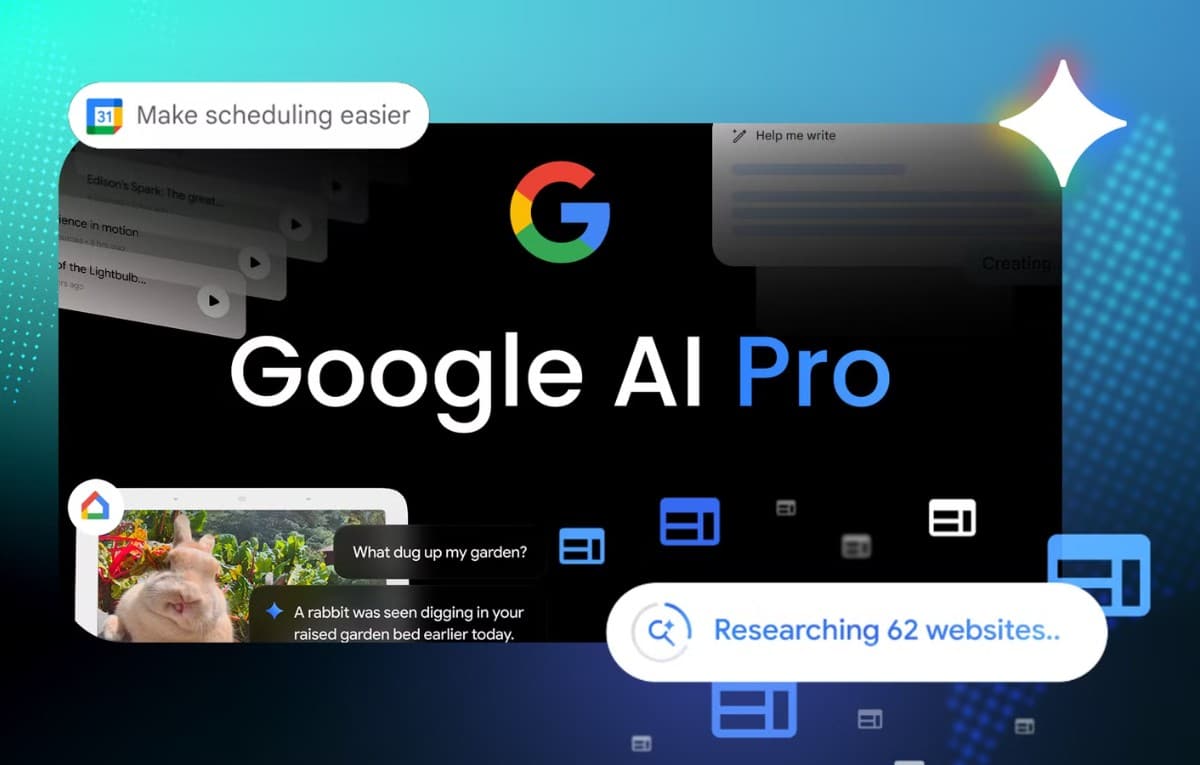 جوجل توسع سعة خطة الذكاء الاصطناعي AI Pro مع مزايا جديدة دون تكاليف إضافية
